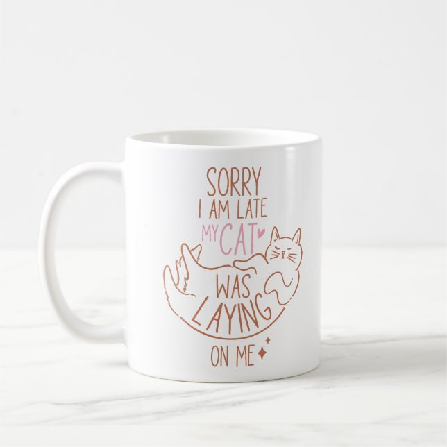 Mug Drôle Maman Chat Dire (Gauche)