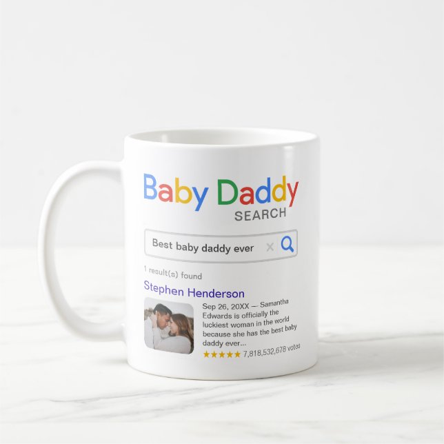 Mug Drôle Meilleur Bébé Papa Résultat De Recherche Ave (Gauche)