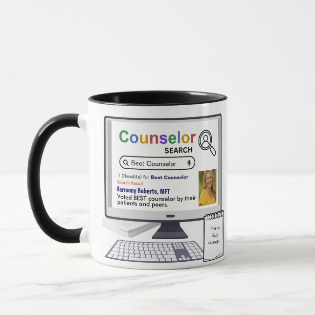 Mug Drôle Meilleur Conseiller Résultat De Recherche Av (Gauche)