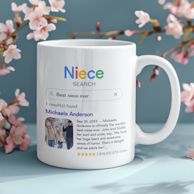 Mug Drôle Meilleure Nièce Jamais Résultat De Recherche (Créateur téléchargé)
