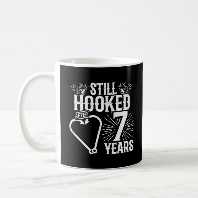 Mug Drôle Mignon 7e Anniversaire de Mariage Couples Ma (Gauche)