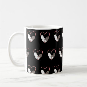 Mug Drôle Mignon Petit Rongeur Animal De Compagnie Cœu