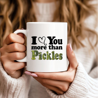 Mug Drôle Mignonne Je T'Aime Plus Que Des Pochettes