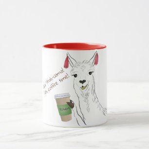 Mug Drôle Mignonne Lama No Prob llama!