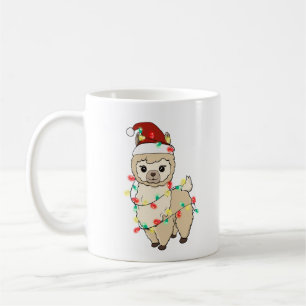 Mug Drôle Mignonne Noël Llama