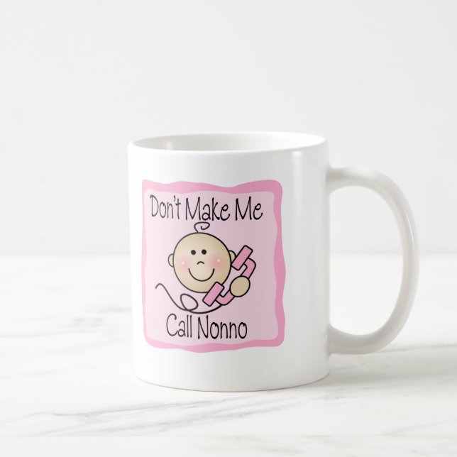Mug Drôle ne me faites pas l'appel Nonno (Droite)