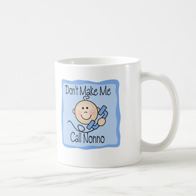 Mug Drôle ne me faites pas l'appel Nonno (Droite)