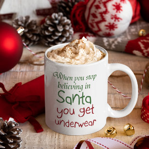 Mug Drôle Noël citations typographie Fête blague