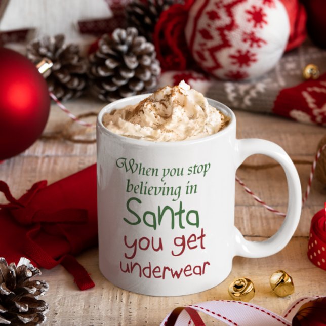 Mug Drôle Noël citations typographie Fête blague (Créateur téléchargé)