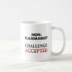 Mug drôle non inflammable
