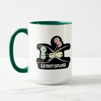 Mug Drôle ohms Law Electricity Expliqué pour l'étudian