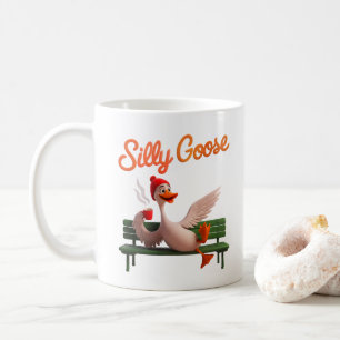 Mug Drôle Oie Silly mignonne Oie mème Oie
