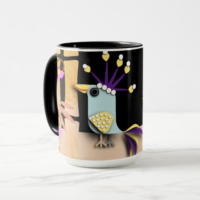 Mug Drôle oiseau imaginaire (Devant gauche)