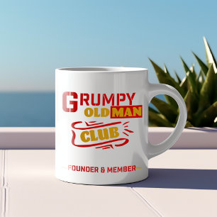 Mug drôle Personnalisé - Club Vieux Homme Grumpy