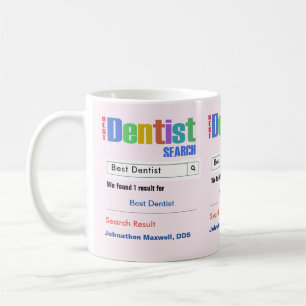 Mug Drôle personnalisé Meilleur cadeau Dentiste