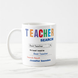 Mug Drôle personnalisé Meilleur cadeau enseignant