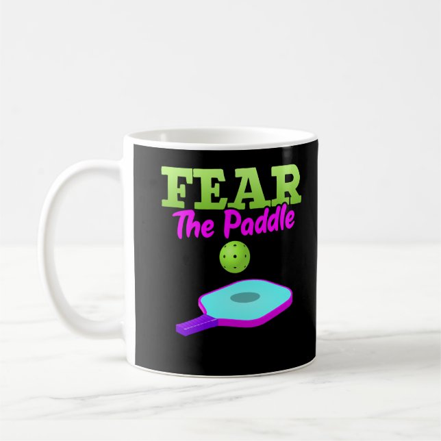 Mug Drôle Pickleball Sport Paddle (Gauche)
