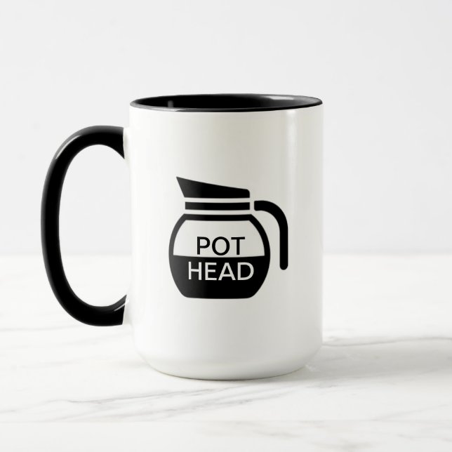 Mug Drôle Pot Head Café (Gauche)