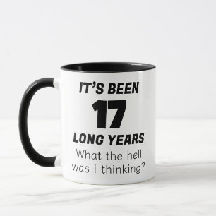 Mug drôle pour 17e anniversaire Cadeau sarcastique