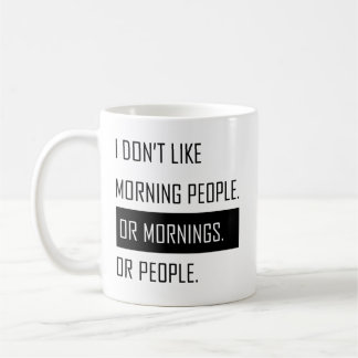 Mug drôle pour le matin, super citation de cadeau