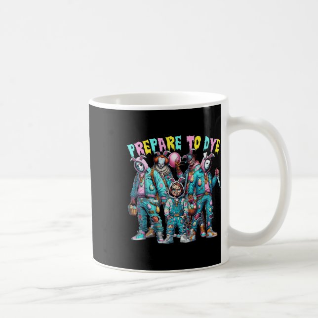 Mug Drôle Préparez-Vous À Super Couche Bunny Pâques Ho (Droite)