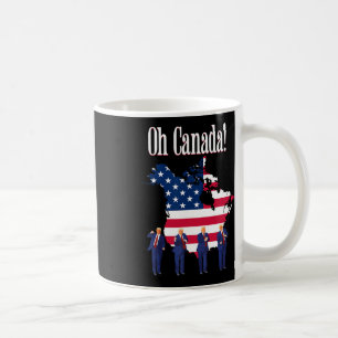 Mug Drôle Président Trump Disant Oh Canada Carte Améri