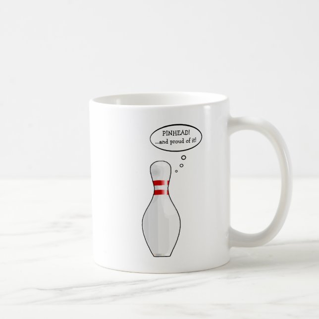 Mug Drôle Prouve Bowler Bowling Pin Carton (Droite)