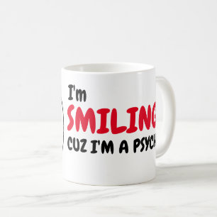 Mug Drôle Psycho Humour Matin café mème