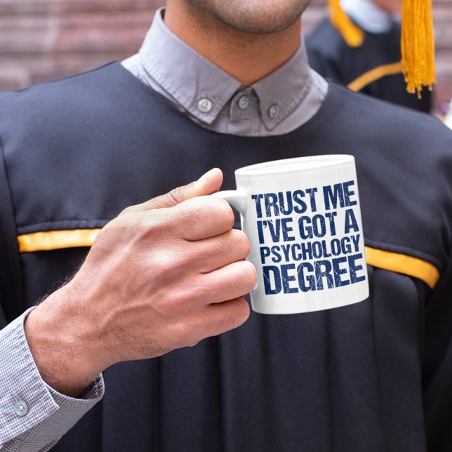 Mug Drôle Psychologie Diplôme (Créateur téléchargé)