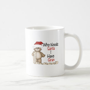 Mug Drôle qui a besoin de mamie de Père Noël
