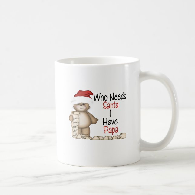 Mug Drôle qui a besoin du papa de Père Noël (Droite)