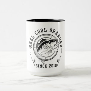 Mug Drôle Quote de pêche Reel Grand Cool depuis 2010
