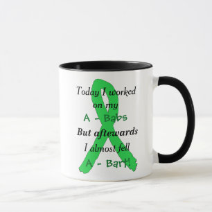 Mug drôle Rubans de sensibilisation à la maladie d