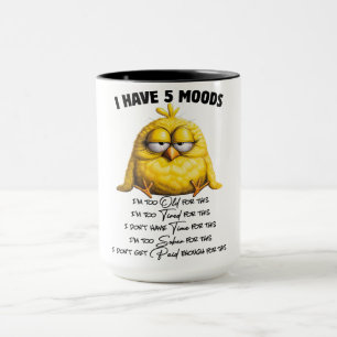 Mug Drôle/Sarcastique animal dire/poulet