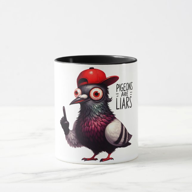 Mug Drôle/Sarcastique Animal Dit/Oiseau (Centre)