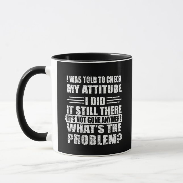 Mug Drôle sarcastique citations sarcastique humour int (Gauche)