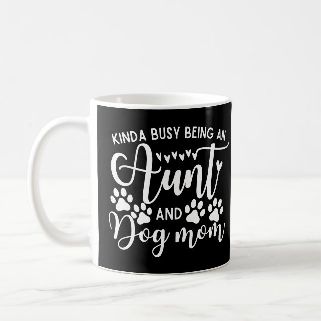 Mug Drôle Sarcastique Dire Tante Chien Maman (Gauche)