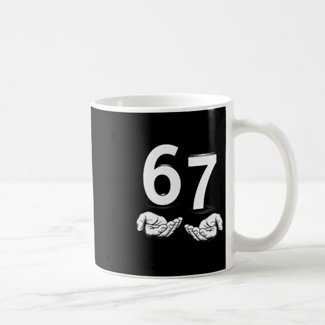 Mug Drôle Six Sept 6 7 Mème Génération Alpha Argot 6 7 (Droite)