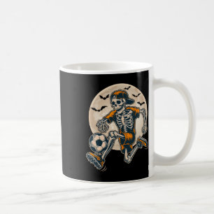 Mug Drôle Skeleton Soccer Hommes Garçons Enfants Hallo