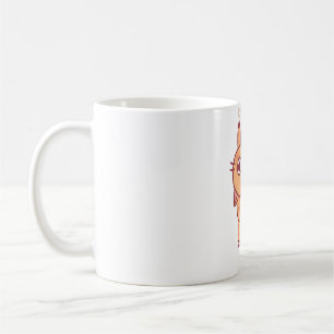 Mug Drôle Tabby Cat Utilisant Des Claws Pour S'Accroch