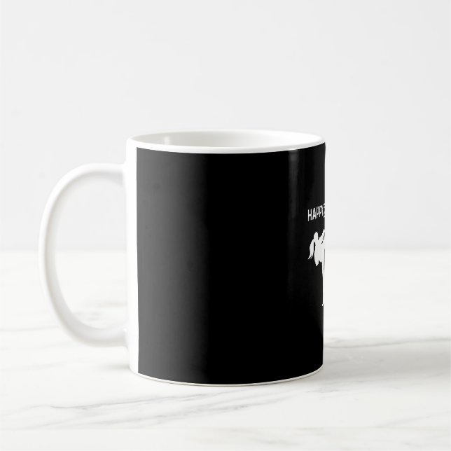 Mug Drôle Taekwondo frappe comme une fille Arts Martia (Gauche)