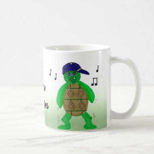 Mug Drôle tortue dressée