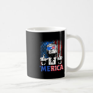 Mug Drôle Trump 4 Juillet Merica Drapeau Américain Lun