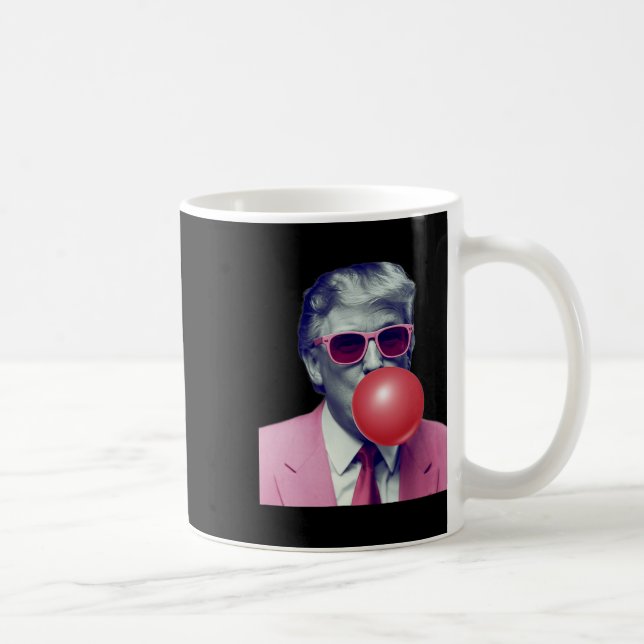 Mug Drôle Trump Bubble Gum Yum Cadfts (Droite)