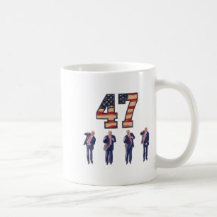 Mug Drôle Trump Danser l'Amérique 47 Trump Danser Homm