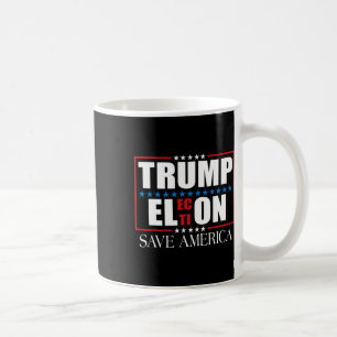 Mug Drôle Trump Élection États-Unis Drapeau Trump Elon