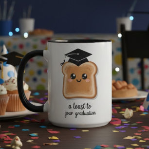 Mug Drôle Un Toast À Votre Université De Remise Des Di