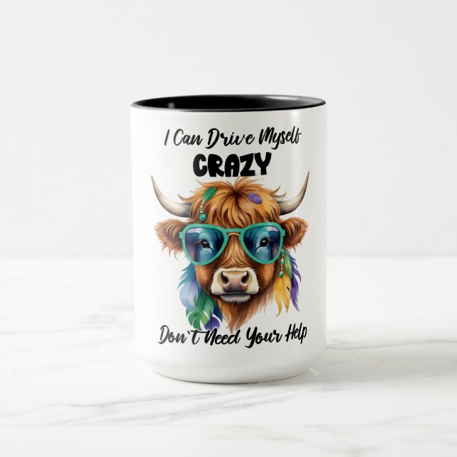 Mug Drôle vache folle (Centre)