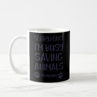 Mug Drôle Vet Tech Sweat - shirt à capuche Je Ne Peux 