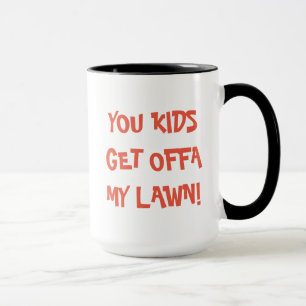 Mug Drôle Vieux Geezer Dégage Mon Père De La Pelous